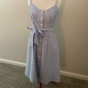 JCrew Seersucker Dress